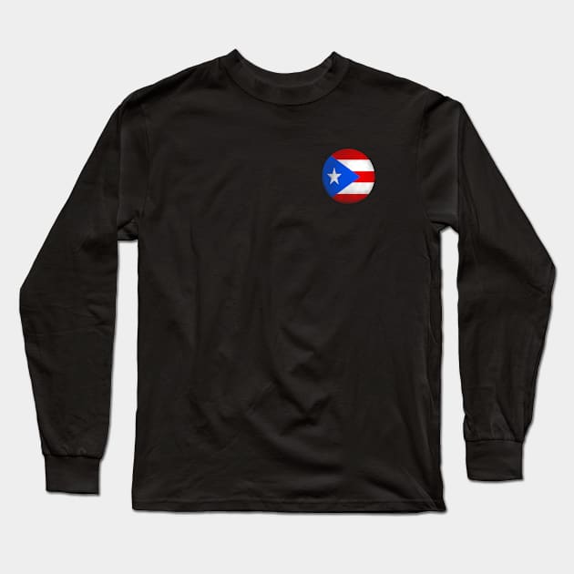 puerto rico flag Long Sleeve T-Shirt by persa